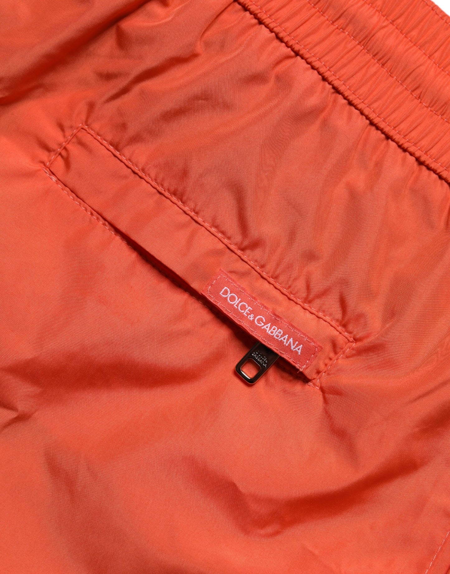 Traje de baño de dos piezas de poliéster naranja para playa