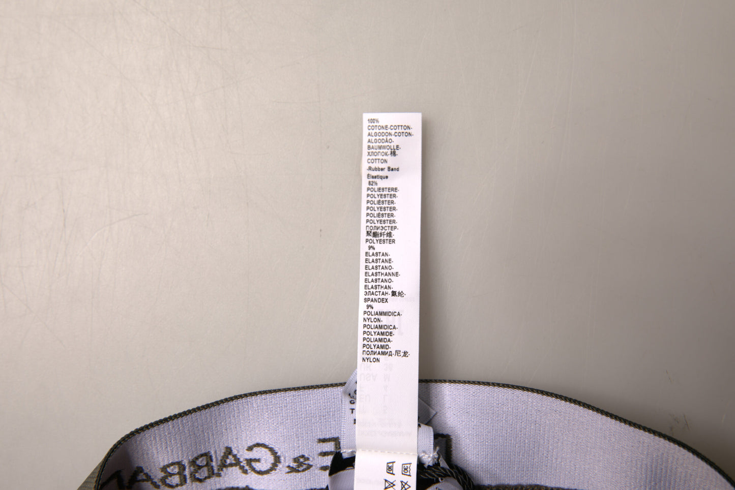 Ropa interior tipo slip de algodón gris para hombre