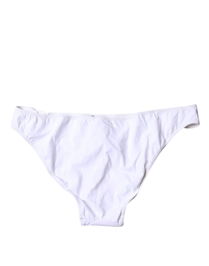Traje de baño de bikini de nailon blanco para playa