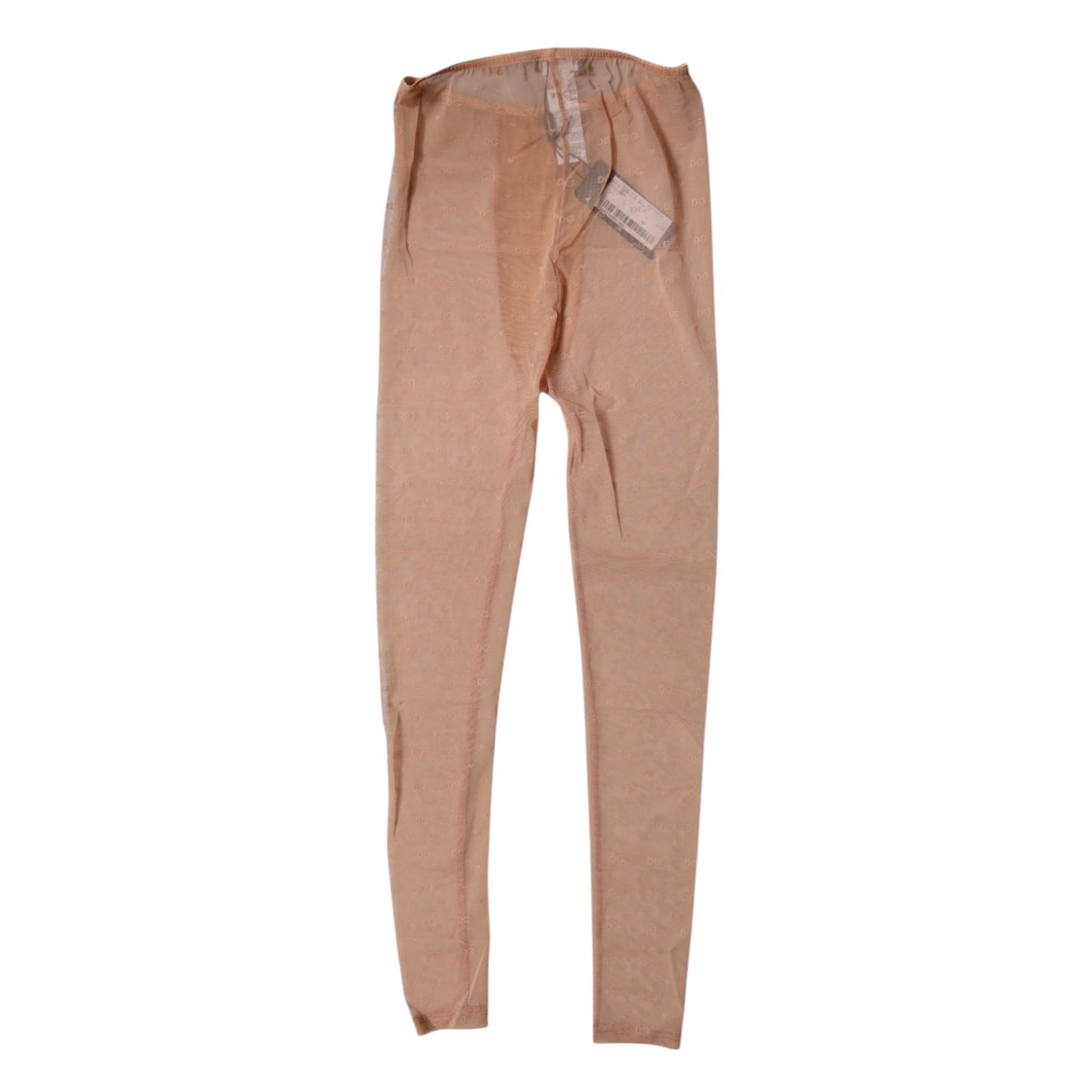 Lencería de encaje con logo beige nude