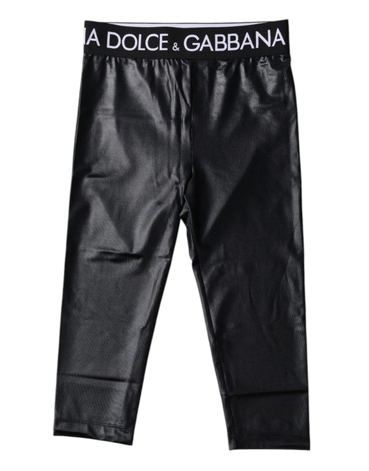 Mallas cortas de nailon con logo negro, ropa interior