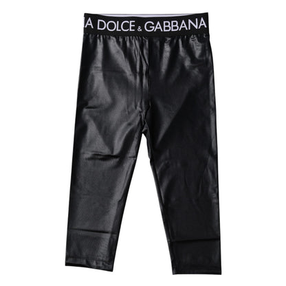 Mallas cortas de nailon con logo negro, ropa interior
