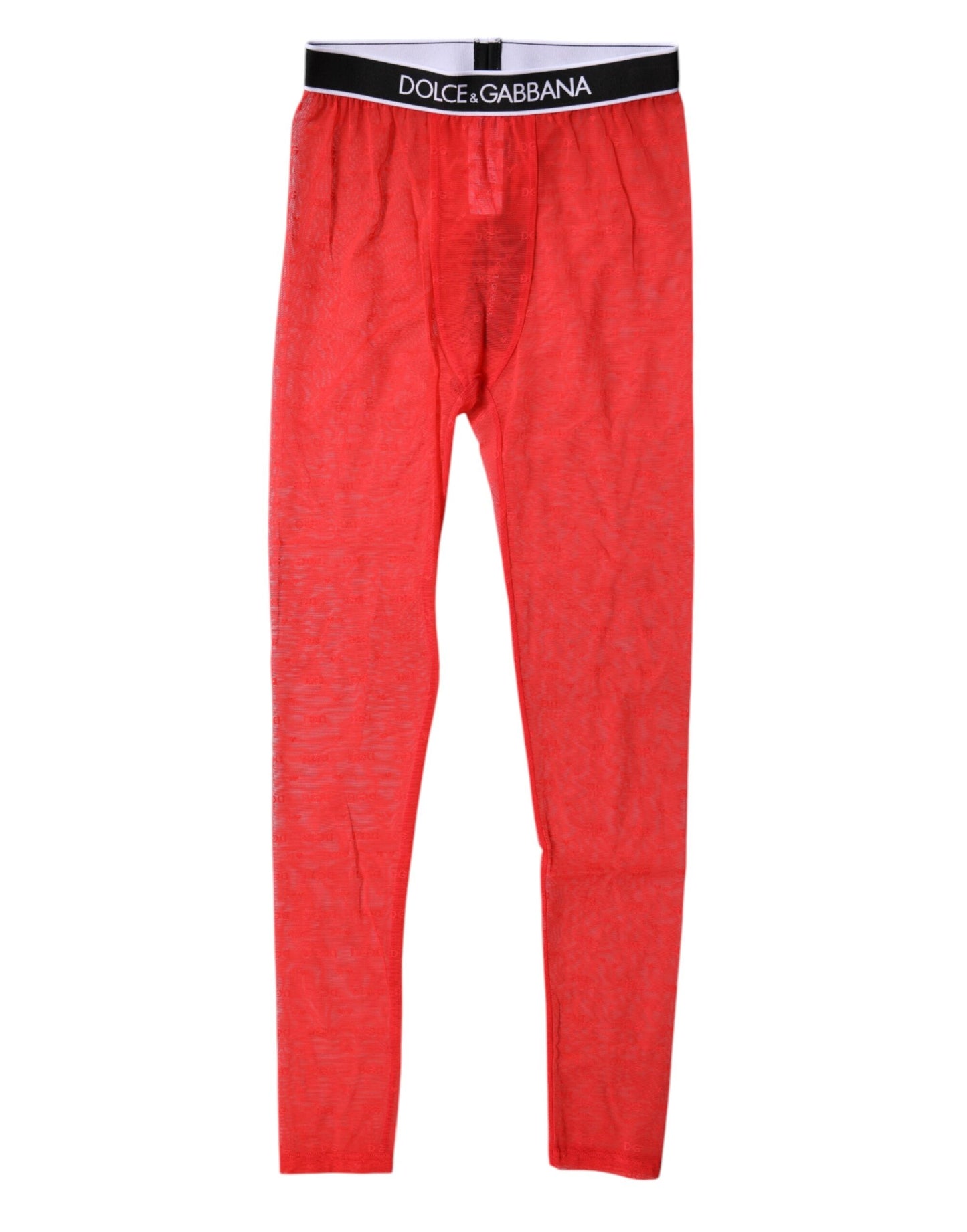 Lencería de encaje con logo rojo, pantalones ajustados, ropa interior