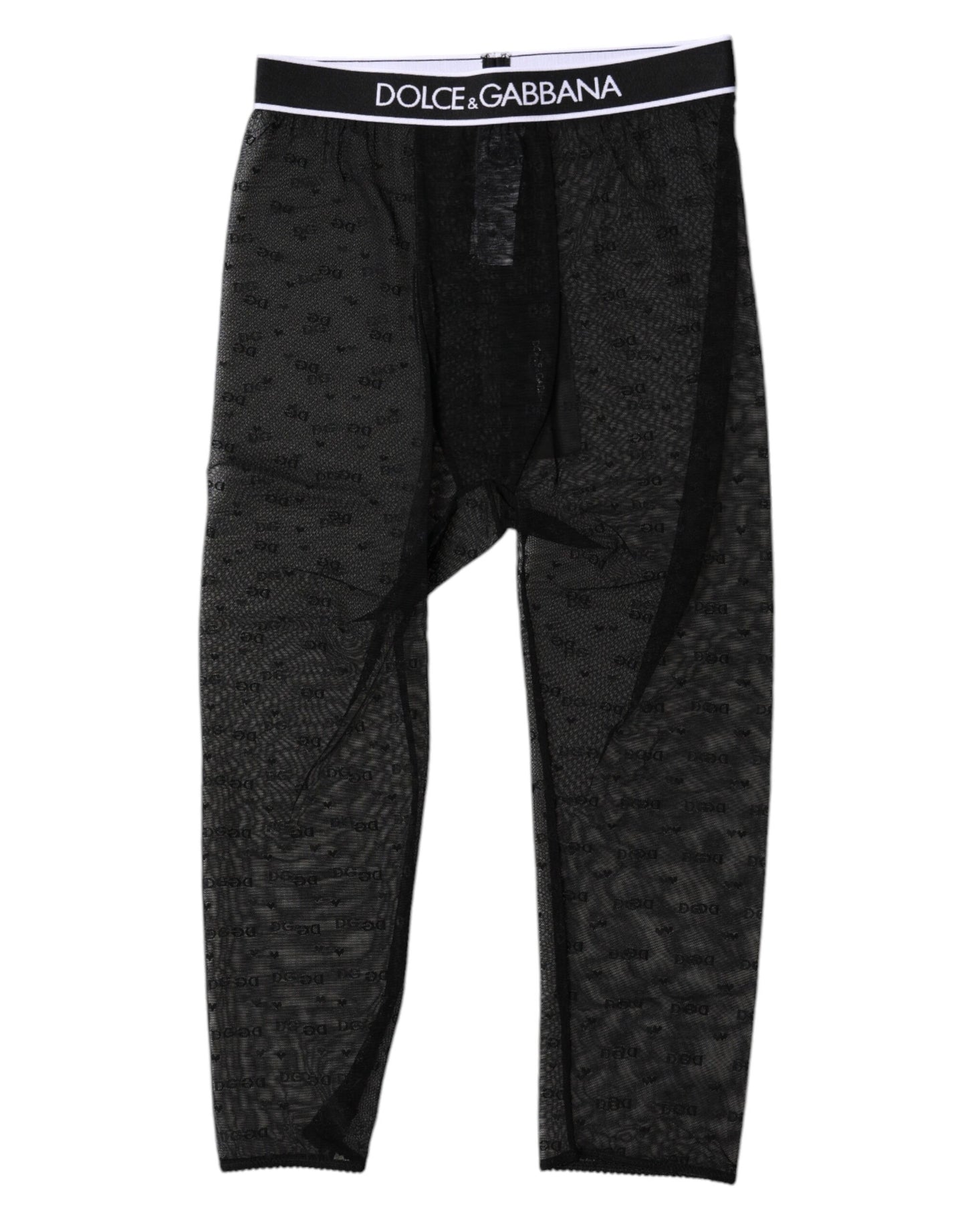 Mallas cortas de nailon con logotipo DG negro
