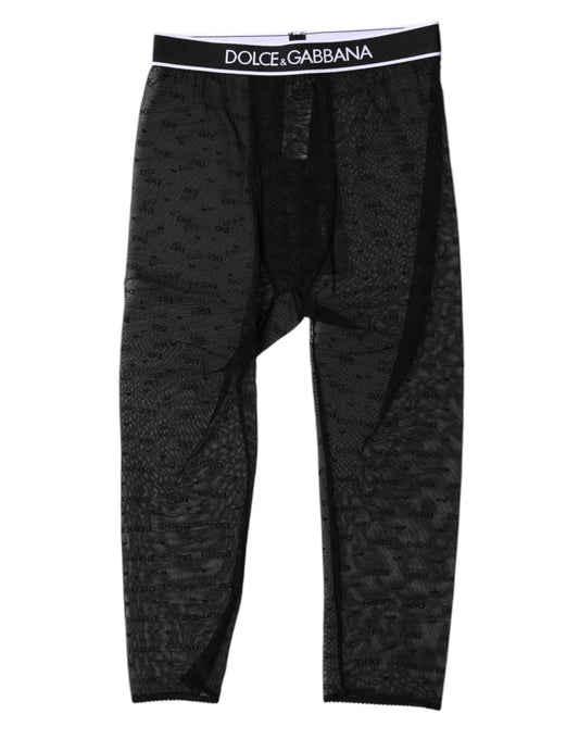 Mallas cortas de nailon con logotipo DG negro