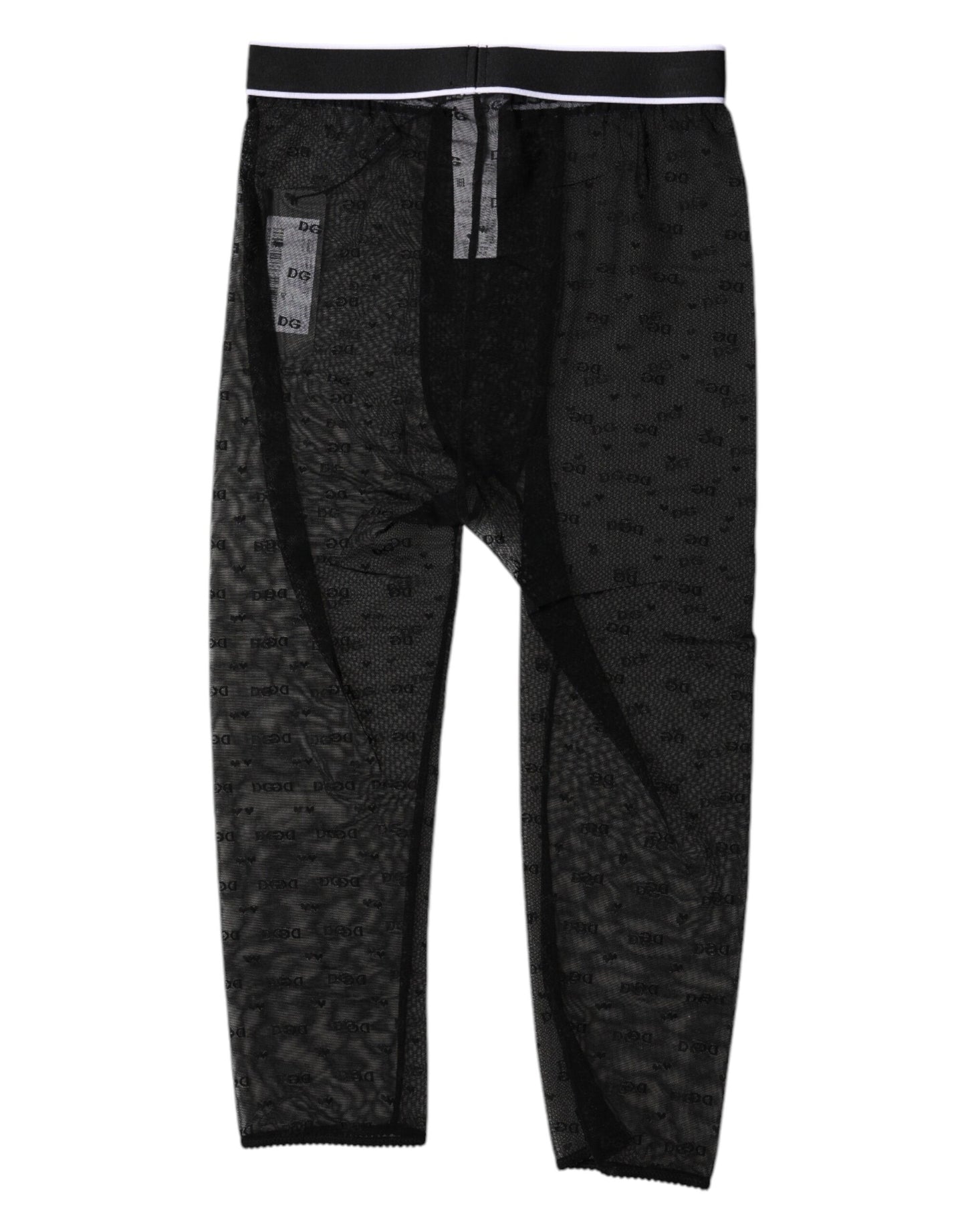 Mallas cortas de nailon con logotipo DG negro