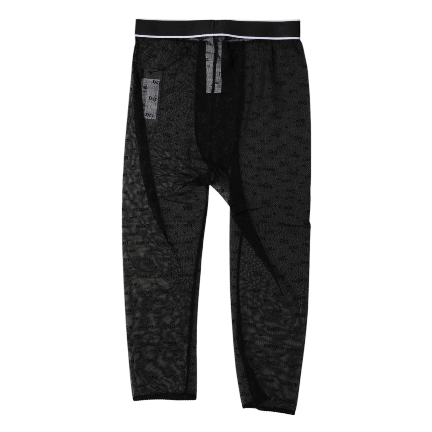 Mallas cortas de nailon con logotipo DG negro