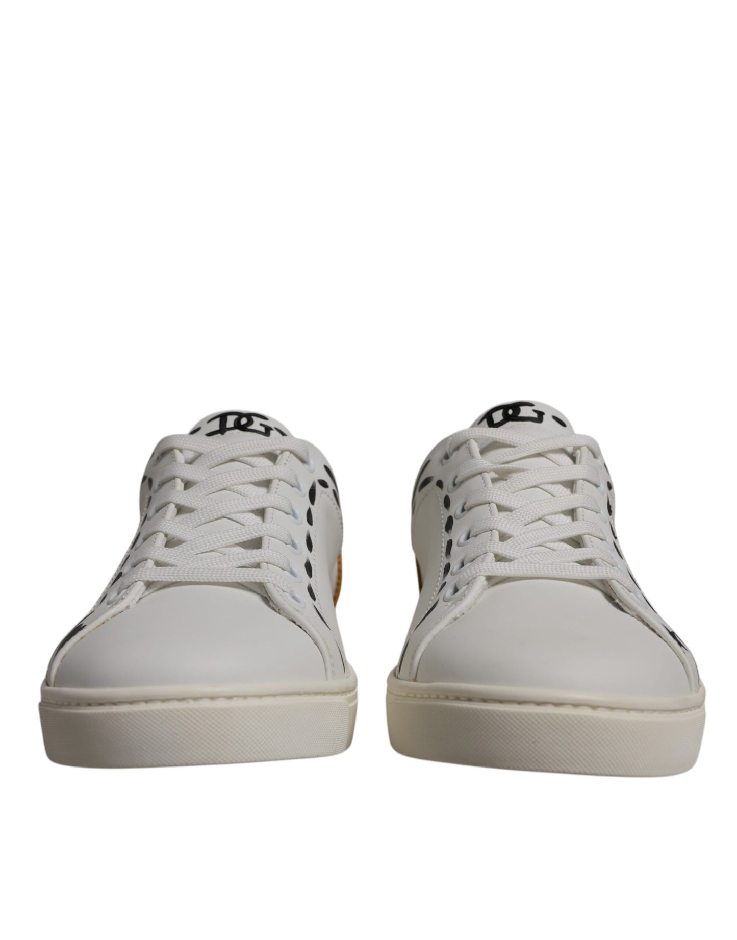 Zapatillas bajas de piel de ante blanca