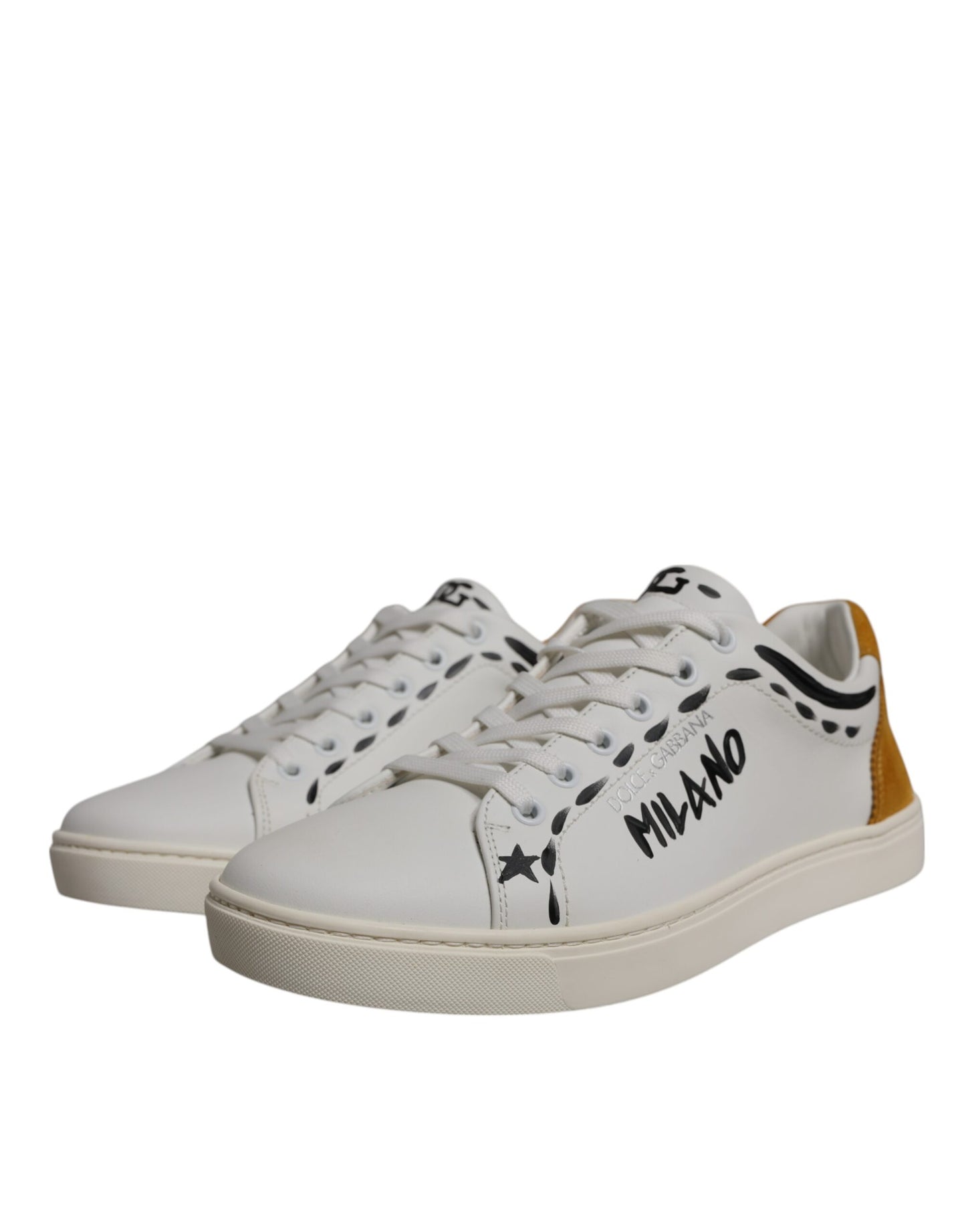 Zapatillas bajas de piel de ante blanca