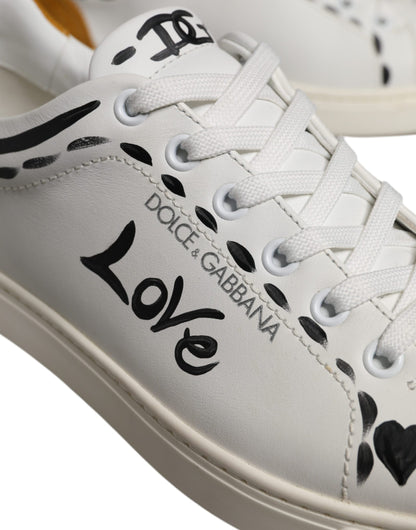Zapatillas bajas de piel de ante blanca
