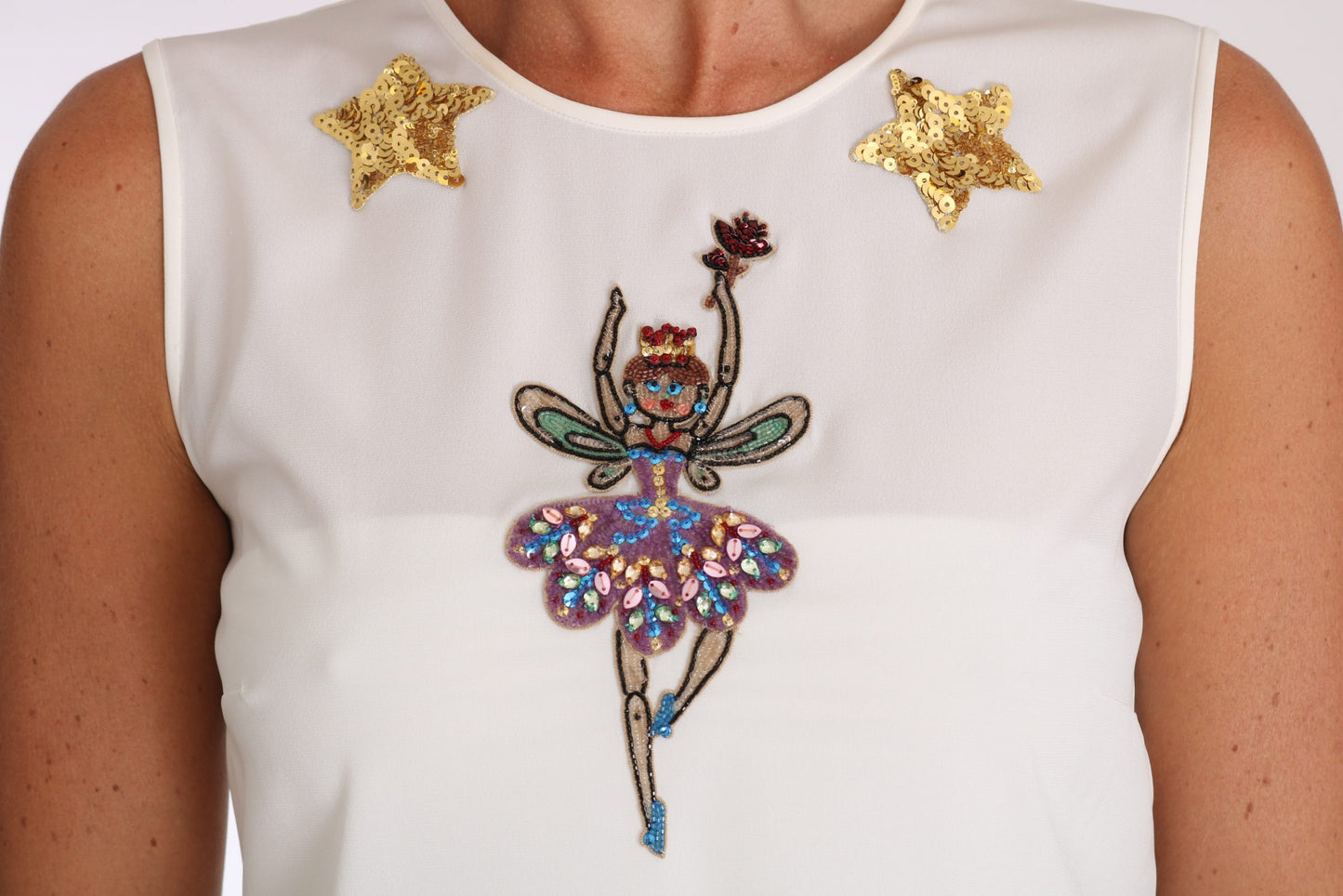 Blusa de seda con cristales encantados