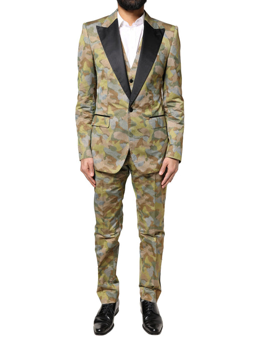 Traje de 3 piezas SICILIA camuflaje multicolor