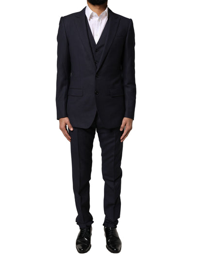 Traje formal de tres piezas MARTINI de fantasía negra