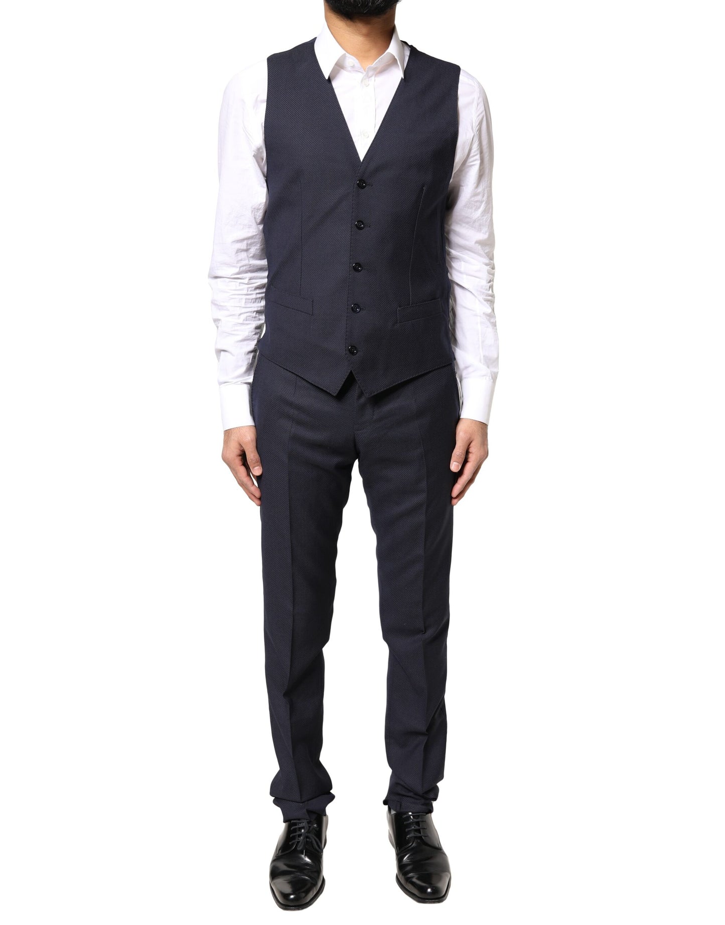 Traje formal de tres piezas MARTINI de fantasía negra