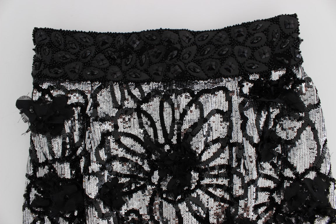 Mini shorts de diseñador de cintura alta con lentejuelas