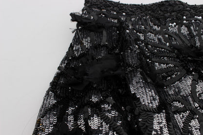 Mini shorts de diseñador de cintura alta con lentejuelas