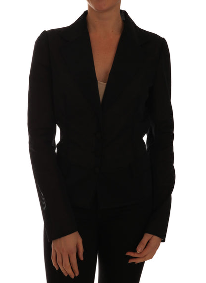 Blazer de nailon verde oscuro semitransparente