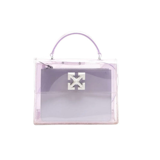 Bolso bandolera de PVC blanco