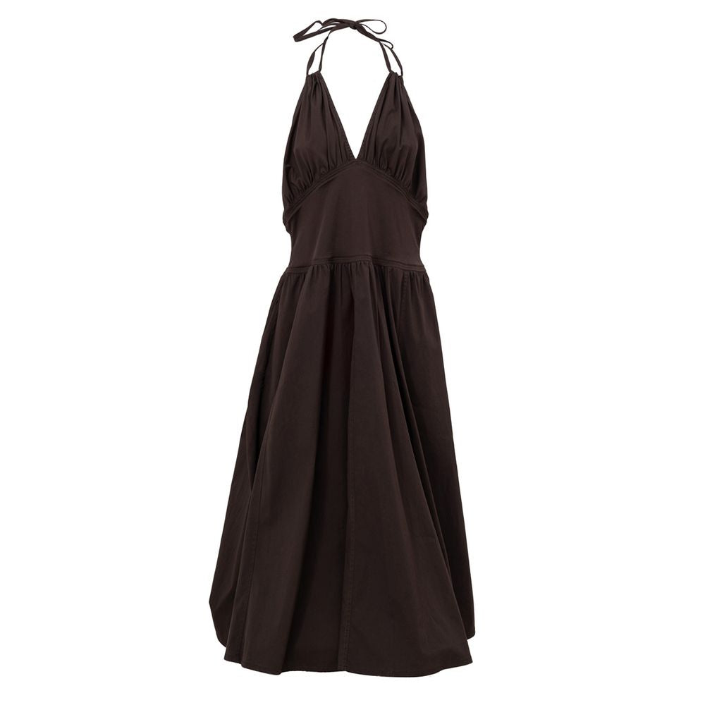 Brown Cotton Long