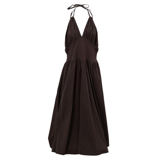 Brown Cotton Long