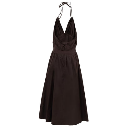 Brown Cotton Long