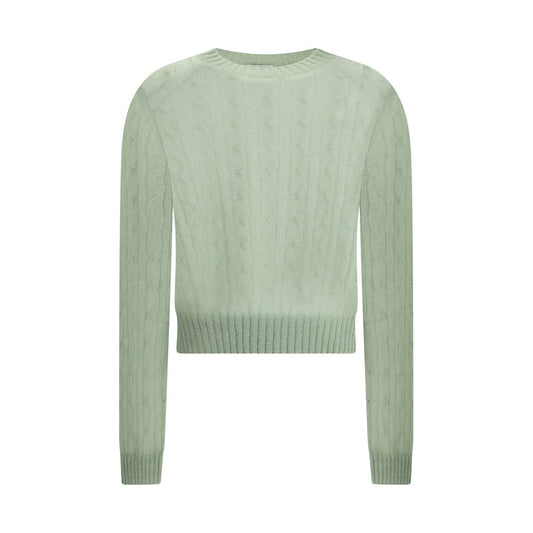 Mohair and wool cable knit Sweater