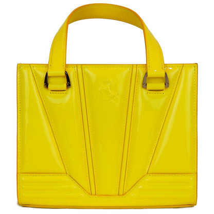 Bolso de cuero amarillo