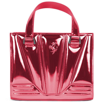 Bolso de piel color fucsia