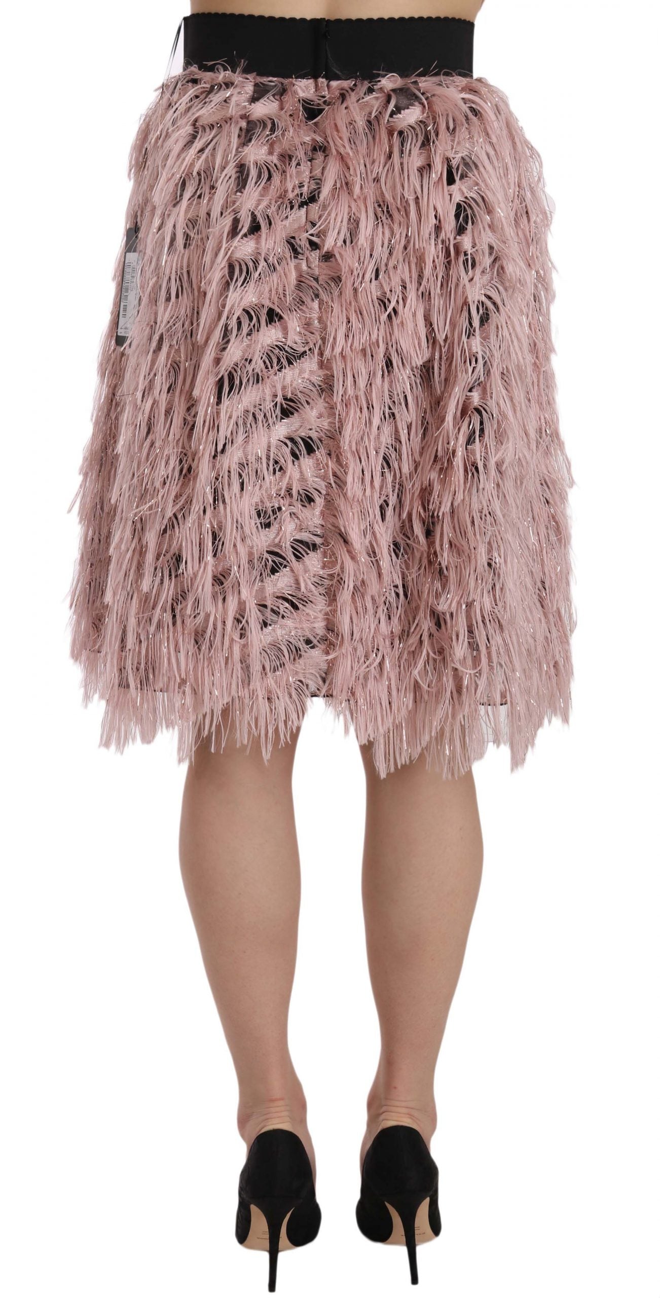 Falda de cintura elástica ancha de alta moda