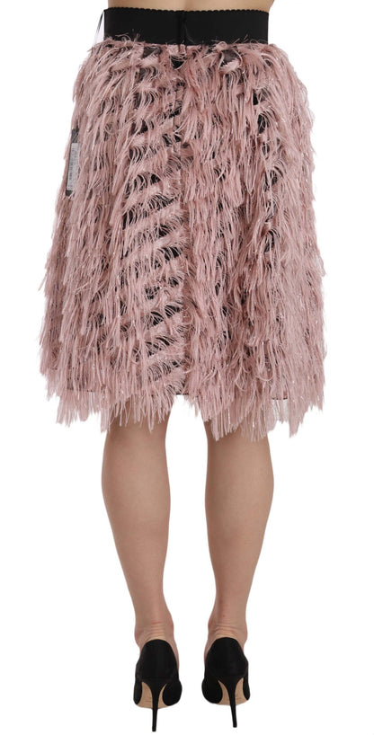 Falda de cintura elástica ancha de alta moda