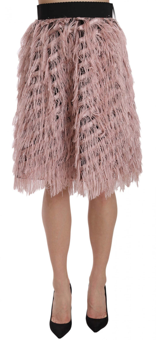 Falda de cintura elástica ancha de alta moda