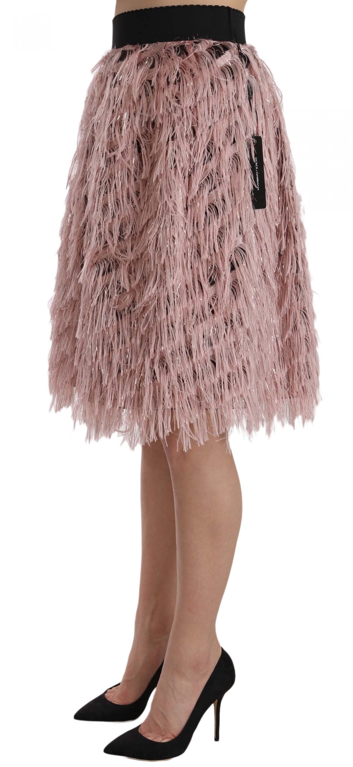 Falda de cintura elástica ancha de alta moda