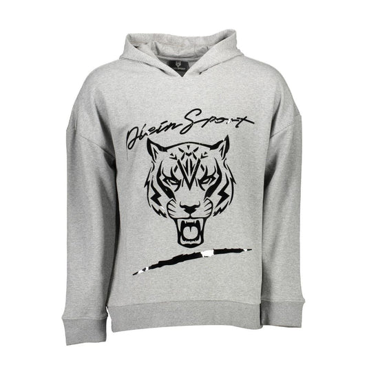 Suéter de algodón gris para hombre