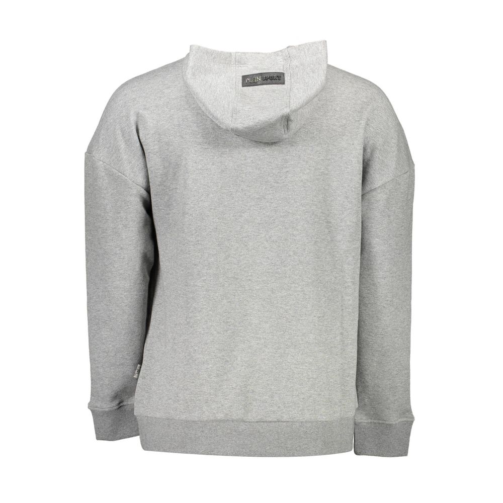 Suéter de algodón gris para hombre