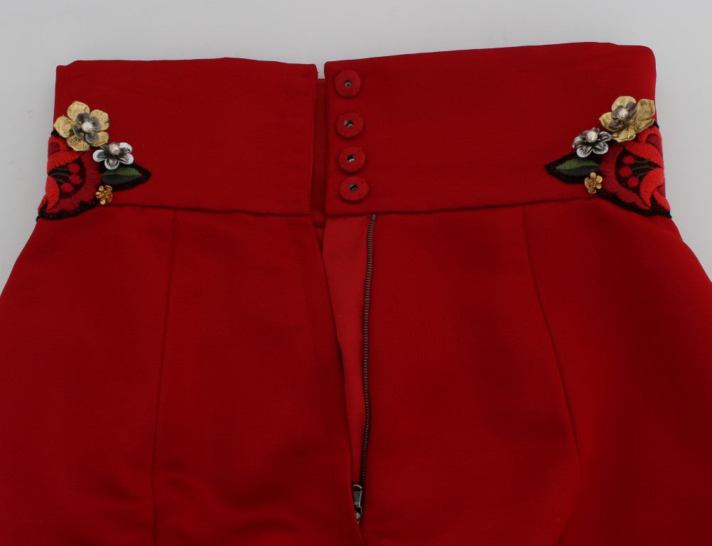 Pantalones cortos de seda con cristales de Enchanted Sicily