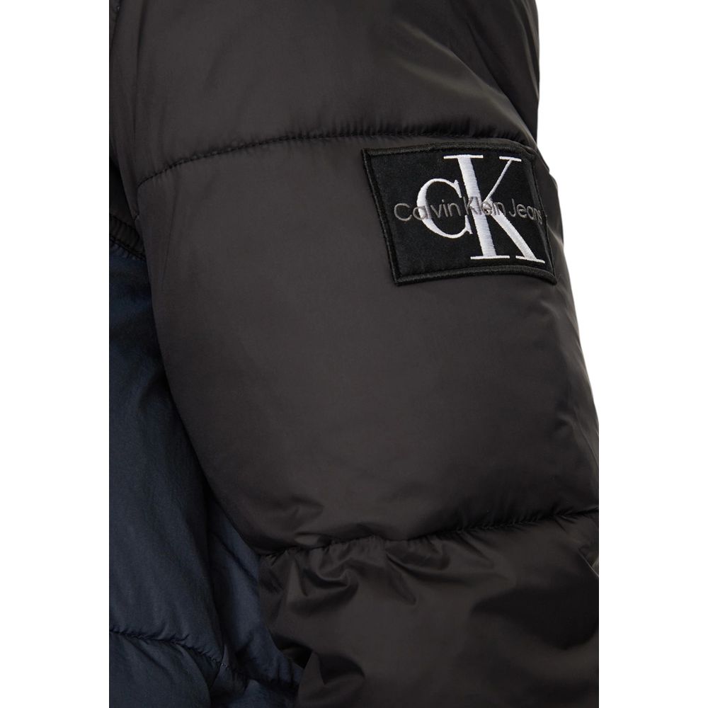 Blue Recycled Polyamide Jackets & Coat
