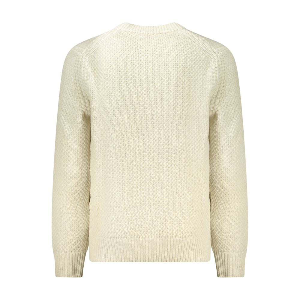 Suéter de lana beige para hombre