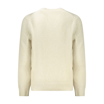 Suéter de lana beige para hombre