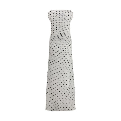 Rita pois long Dress