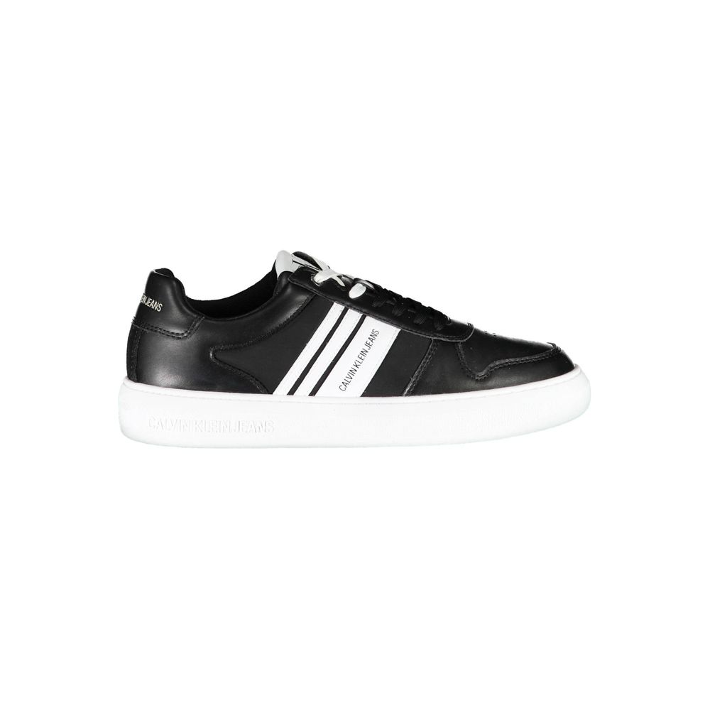 Zapatillas deportivas negras de poliéster para hombre