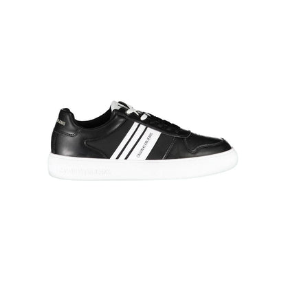Zapatillas deportivas negras de poliéster para hombre