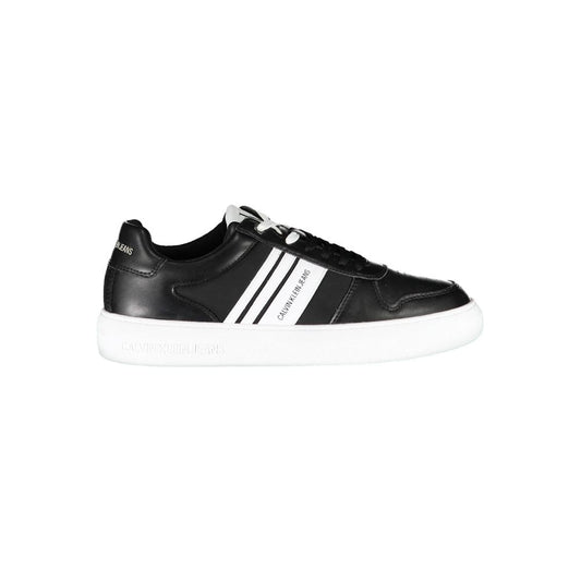 Zapatillas deportivas negras de poliéster para hombre