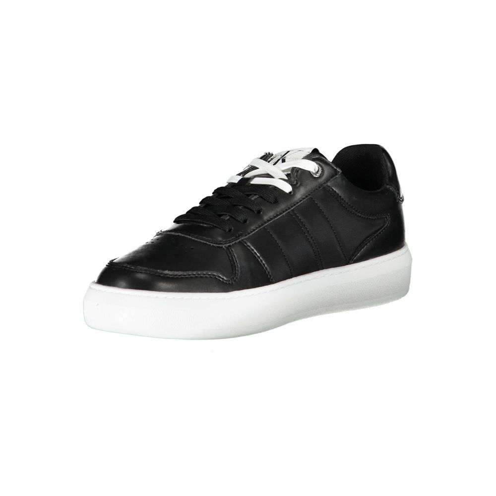 Zapatillas deportivas negras de poliéster para hombre