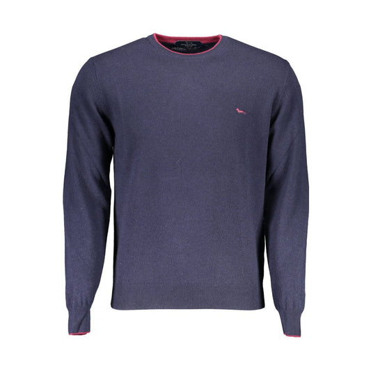 Suéter de lana azul para hombre