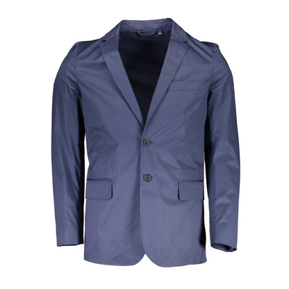 Chaqueta de algodón azul para hombre