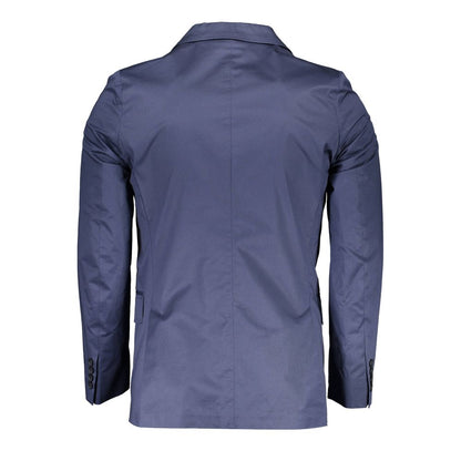 Chaqueta de algodón azul para hombre