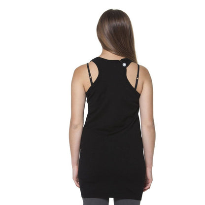 Black Polyester Unisex Tank