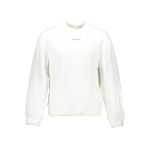 Suéter blanco de algodón para hombre