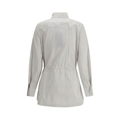 Striped Shirt Jacket