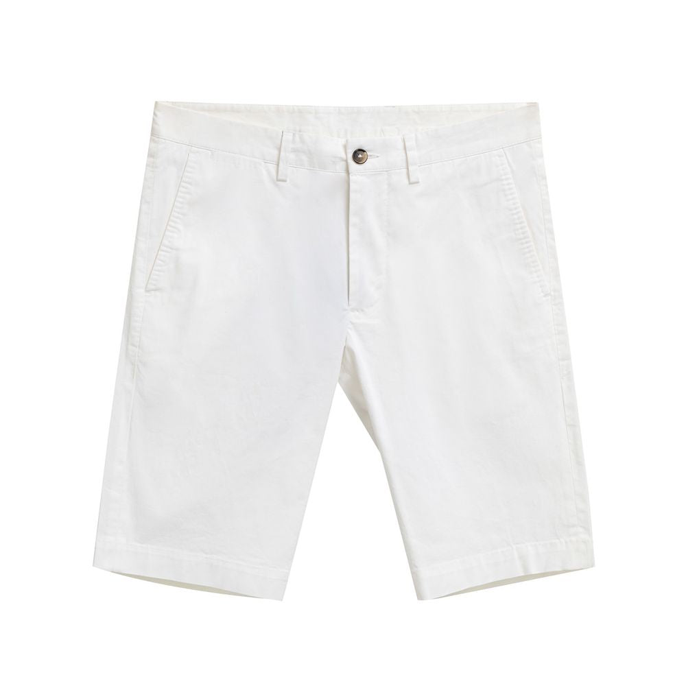 Pantalón corto de algodón blanco